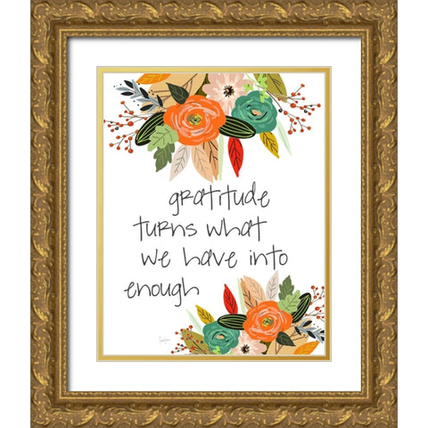 Illustrated Impressions II Gold Ornate Wood Framed Art Print with Double Matting by Finn, Livi