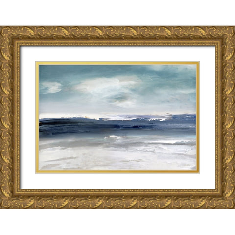 Beachcombers Paradise Gold Ornate Wood Framed Art Print with Double Matting by Swatland, Sally