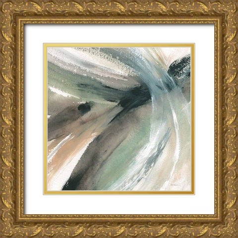 Intersect Gold Ornate Wood Framed Art Print with Double Matting by Robinson, Carol