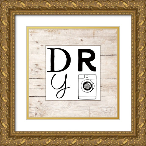 Dry Gold Ornate Wood Framed Art Print with Double Matting by Santiago, Daniela