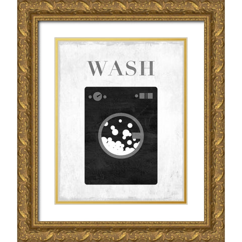 Wash Gold Ornate Wood Framed Art Print with Double Matting by Carpentieri, Natalie