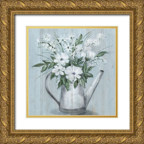 Cottage Simplicity I Gold Ornate Wood Framed Art Print with Double Matting by Dunlap, Marilyn