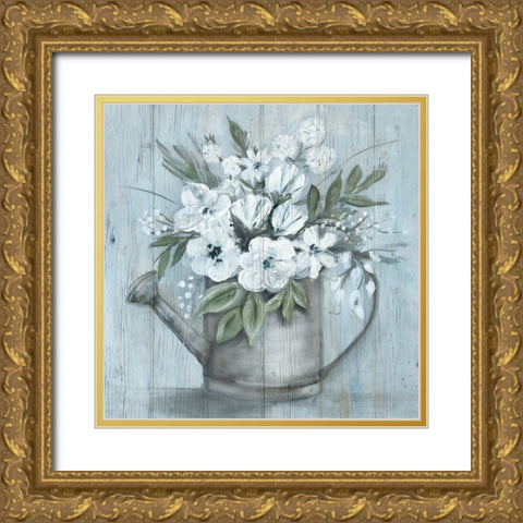 Cottage Simplicity II Gold Ornate Wood Framed Art Print with Double Matting by Dunlap, Marilyn