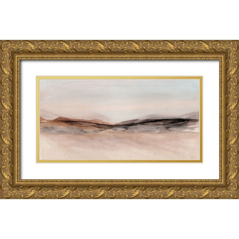 Near Frost Valley Gold Ornate Wood Framed Art Print with Double Matting by Jill, Susan