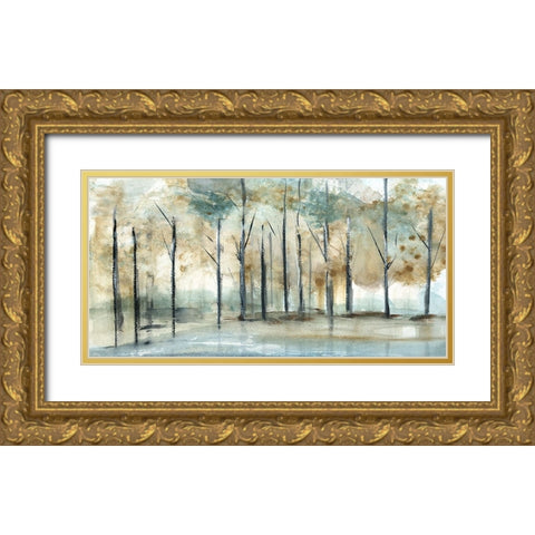 Debruce Light Gold Ornate Wood Framed Art Print with Double Matting by Jill, Susan