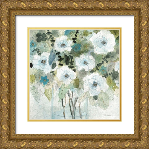 Casual Sketch Arrangement I Gold Ornate Wood Framed Art Print with Double Matting by Robinson, Carol