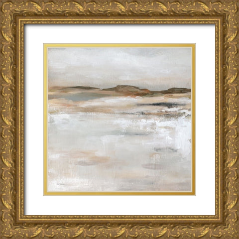 Desert Floor Gold Ornate Wood Framed Art Print with Double Matting by Robinson, Carol