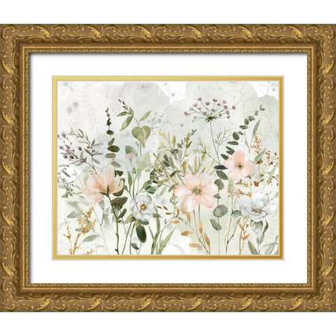 Botanical Sketchbook Floral III Gold Ornate Wood Framed Art Print with Double Matting by Finn, Livi