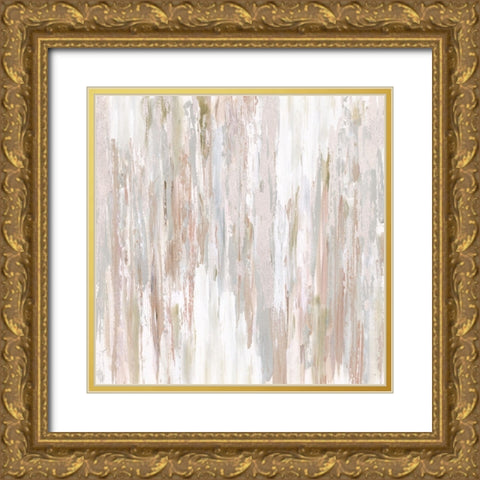 Weathered Door Gold Ornate Wood Framed Art Print with Double Matting by Jill, Susan