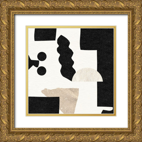 Dancing Light II Gold Ornate Wood Framed Art Print with Double Matting by Jill, Susan