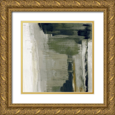 Meadow Dusk Gold Ornate Wood Framed Art Print with Double Matting by Jill, Susan