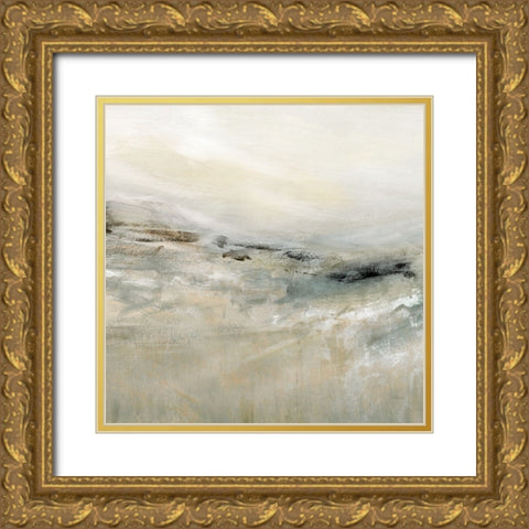 Windswept Gold Ornate Wood Framed Art Print with Double Matting by Robinson, Carol