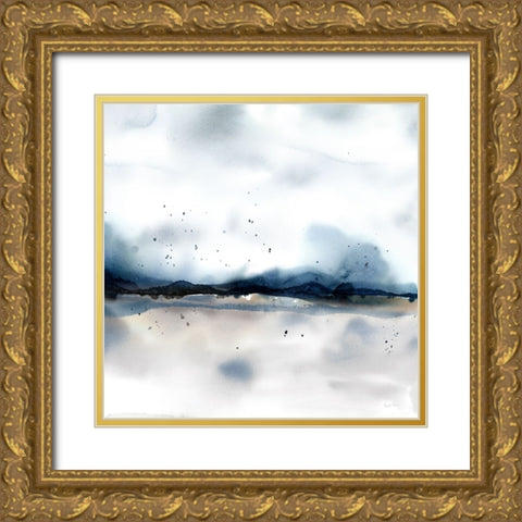 Watersmeet I Gold Ornate Wood Framed Art Print with Double Matting by Gunn, Kourtni
