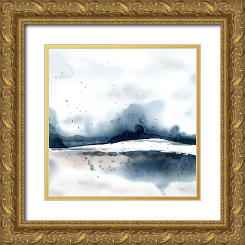 Watersmeet II Gold Ornate Wood Framed Art Print with Double Matting by Gunn, Kourtni