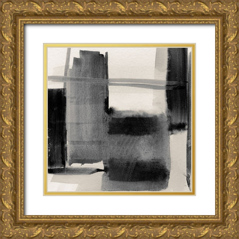 Evening Shadows I Gold Ornate Wood Framed Art Print with Double Matting by Jill, Susan