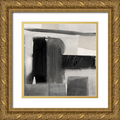 Evening Shadows II Gold Ornate Wood Framed Art Print with Double Matting by Jill, Susan