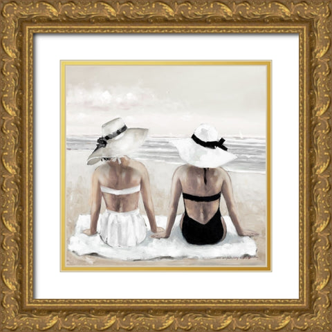 Soaking Up Sun Gold Ornate Wood Framed Art Print with Double Matting by Orme, E. Anthony