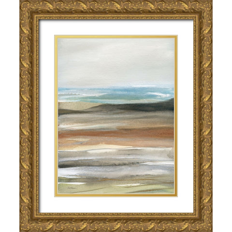 Natures Many Layers II Gold Ornate Wood Framed Art Print with Double Matting by Robinson, Carol