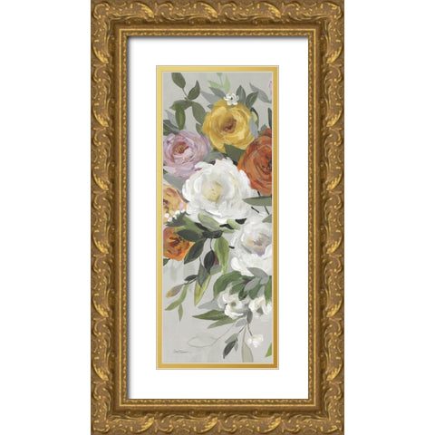 Delicate Blend I Gold Ornate Wood Framed Art Print with Double Matting by Robinson, Carol
