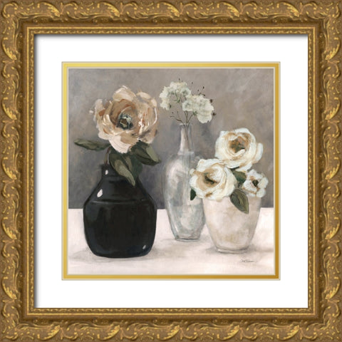 Contrasting Focus Gold Ornate Wood Framed Art Print with Double Matting by Robinson, Carol