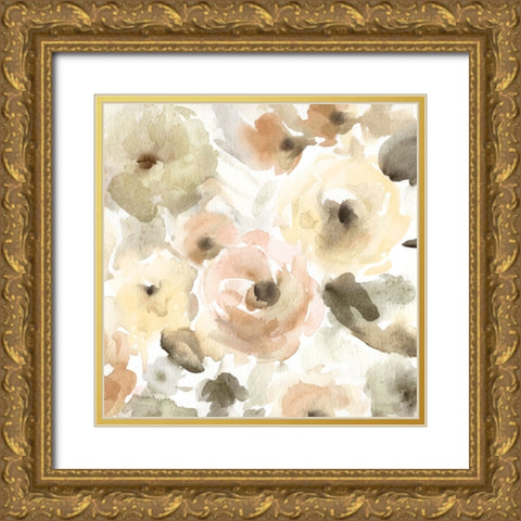 Soft Soiree II Gold Ornate Wood Framed Art Print with Double Matting by Robinson, Carol