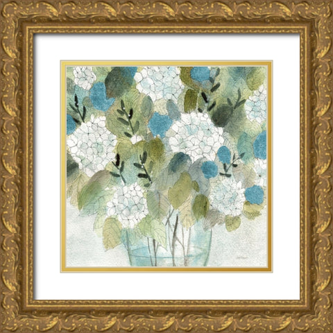 Casual Sketch Arrangement II Gold Ornate Wood Framed Art Print with Double Matting by Robinson, Carol