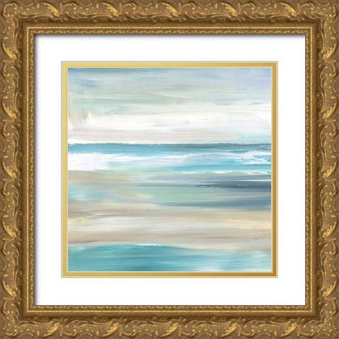 Timeless Tide I Gold Ornate Wood Framed Art Print with Double Matting by Nan