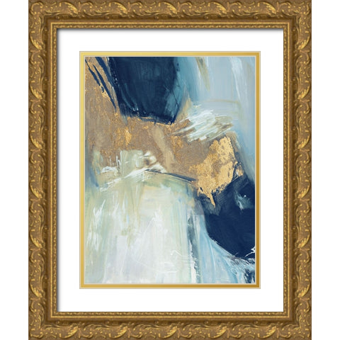 Golden Edge of Summer Gold Ornate Wood Framed Art Print with Double Matting by Jill, Susan