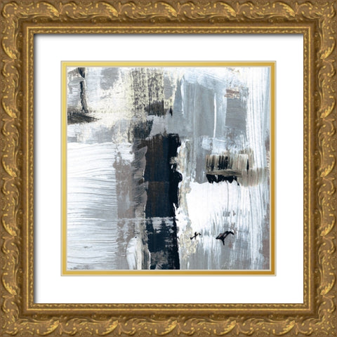 Quiet Woods I Gold Ornate Wood Framed Art Print with Double Matting by Jill, Susan