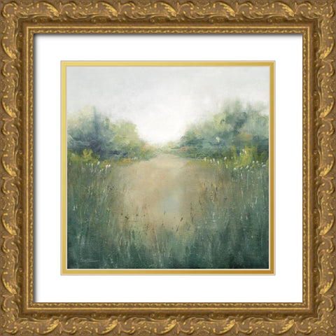 Sunrise Morning Gold Ornate Wood Framed Art Print with Double Matting by Robinson, Carol