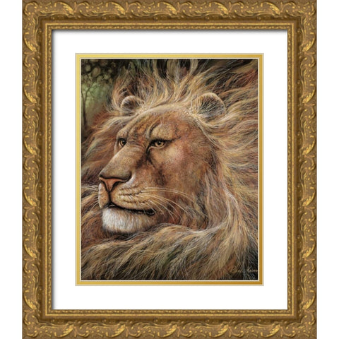 Eminent Domain Gold Ornate Wood Framed Art Print with Double Matting by Manning, Ruane