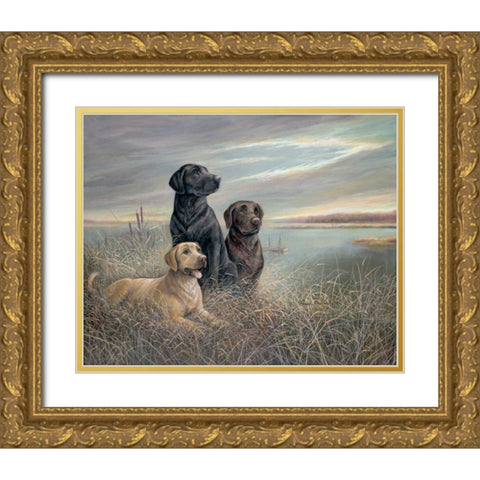 All Grown Up Gold Ornate Wood Framed Art Print with Double Matting by Manning, Ruane