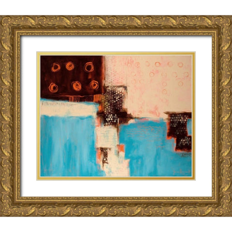 Need A Stamp Gold Ornate Wood Framed Art Print with Double Matting by Segrest, Jane