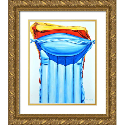 Peak-A-Boo Gold Ornate Wood Framed Art Print with Double Matting by Segrest, Jane