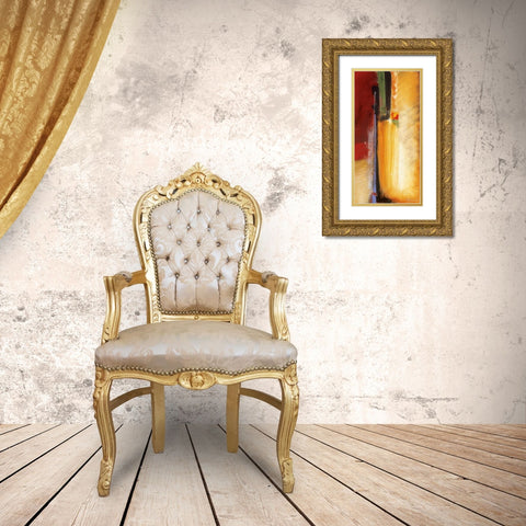 Metropolitan Gold Ornate Wood Framed Art Print with Double Matting by Li-Leger, Noah