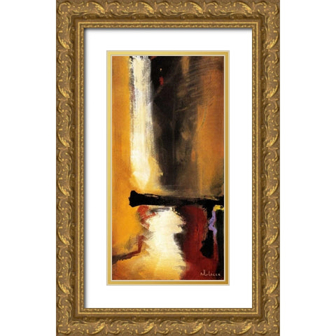 Union Station Gold Ornate Wood Framed Art Print with Double Matting by Li-Leger, Noah