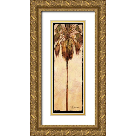 Hollywood Gold Ornate Wood Framed Art Print with Double Matting by James, Mary Anne