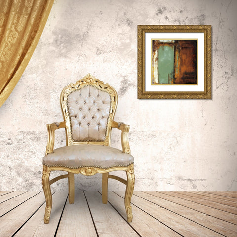 Copper Age I Gold Ornate Wood Framed Art Print with Double Matting by Johnson, Marc