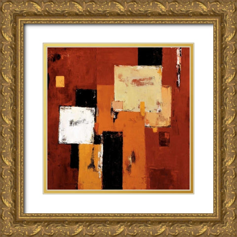 Reason Gold Ornate Wood Framed Art Print with Double Matting by Yiu, Joyce