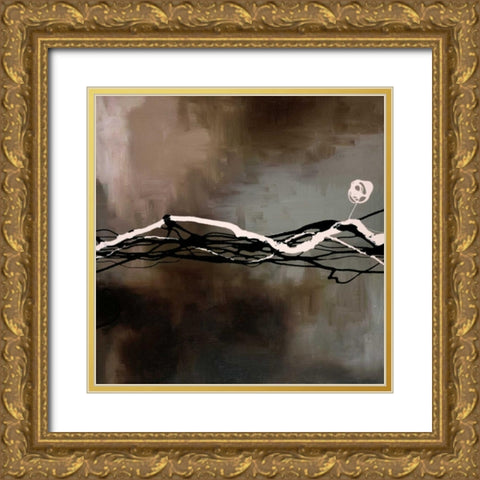 Syncopation I Gold Ornate Wood Framed Art Print with Double Matting by Maitland, Laurie