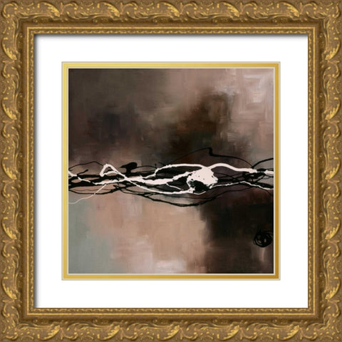 Syncopation II Gold Ornate Wood Framed Art Print with Double Matting by Maitland, Laurie