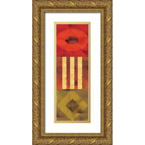 Perseverance Gold Ornate Wood Framed Art Print with Double Matting by Venter, Tandi