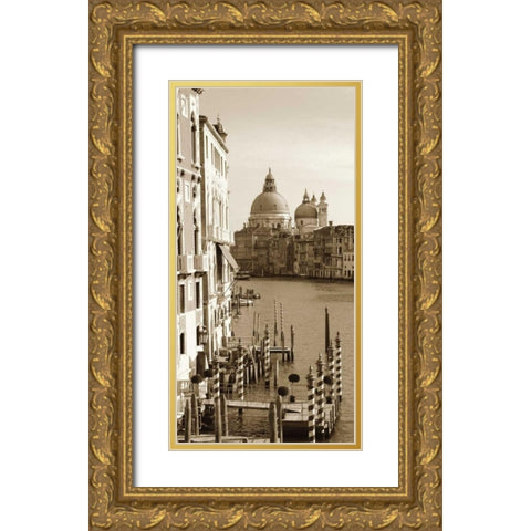 Grand Canal Gold Ornate Wood Framed Art Print with Double Matting by Maihara/Watt, Jeff/Boyce
