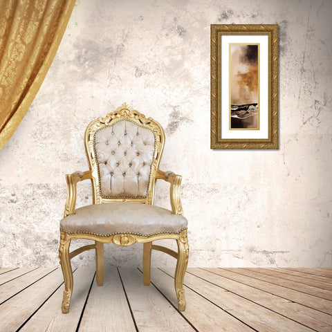 Tobacco and Chocolate III Gold Ornate Wood Framed Art Print with Double Matting by Maitland, Laurie