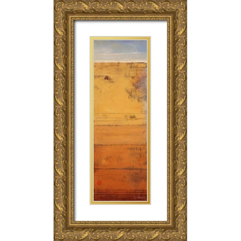 Promontory II Gold Ornate Wood Framed Art Print with Double Matting by Li-Leger, Don