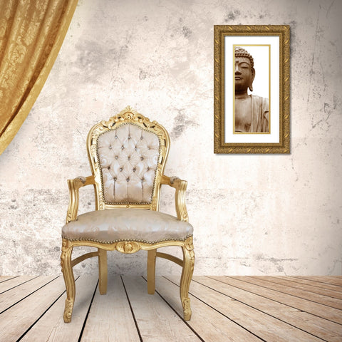 Buddha II Gold Ornate Wood Framed Art Print with Double Matting by Maihara/Watt, Jeff/Boyce