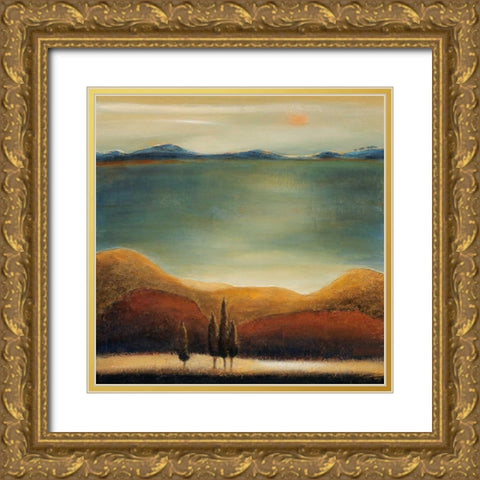 Tierra Sol Gold Ornate Wood Framed Art Print with Double Matting by Salemink-Roos, Ursula