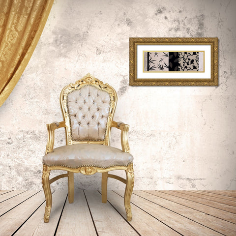 Pattern Play II Gold Ornate Wood Framed Art Print with Double Matting by Vindedzis, Rita