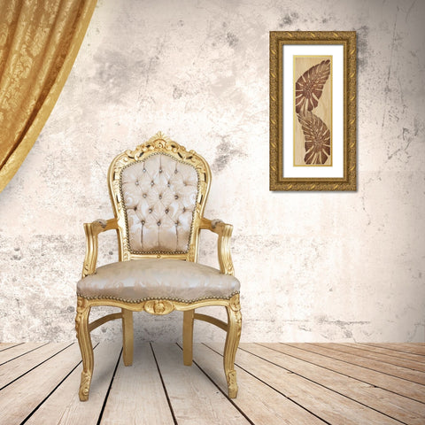 Tiki Grove I Gold Ornate Wood Framed Art Print with Double Matting by Ahava