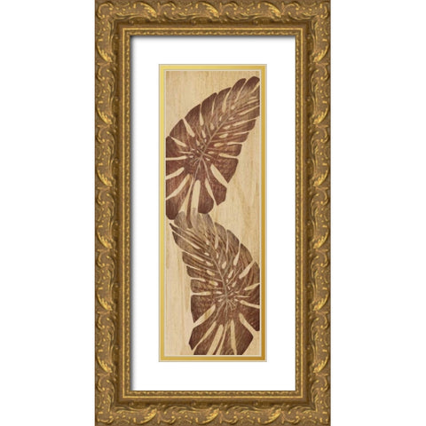 Tiki Grove I Gold Ornate Wood Framed Art Print with Double Matting by Ahava